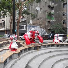 近くの公園です