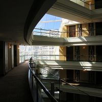 三角形の客室フロア…その先端部分は凄いデザインです