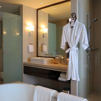 トイレと仕切られたバスルームは、日本人にとって嬉しいですね 