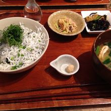 しらすの二色丼