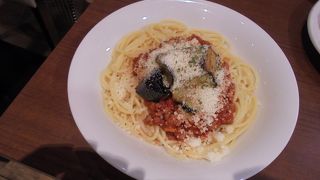 おいしいコーヒーとパスタ