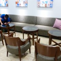 自由に使えるラウンジエリアです。