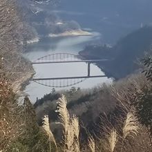 奥矢作湖と旭大橋