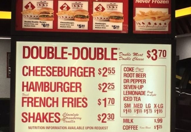 インアンドアウトバーガー (サウ セパルベーダ ブールバード店 インアンドアウトバーガー (サウ セパルベーダ ブールバード店
