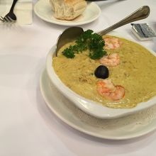 葡汁蟹肉蝦（カレー味で美味しい）：188MOP