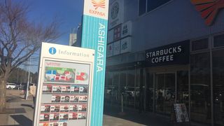 富士山の見えるサービスエリア