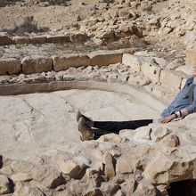 浴場跡。こんな風に旅の疲れを癒したのでしょうか･･･