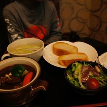 シチューの定食