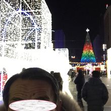 友人撮影は少し顔が・・・。