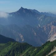 北アルプスっぽくない壮大な景色に感動！