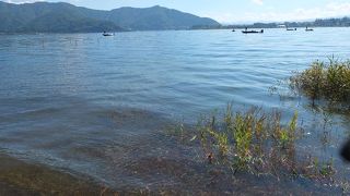 富士五湖で一番観光開発された湖