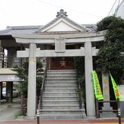 神屋宗湛屋敷跡（豊国神社）  小さな神社です