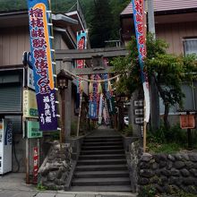 檜枝岐舞台への入り口です