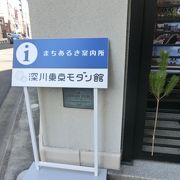 震災後の東京市食堂が今は観光案内所