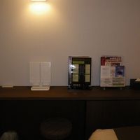 入り口から直線的につながります