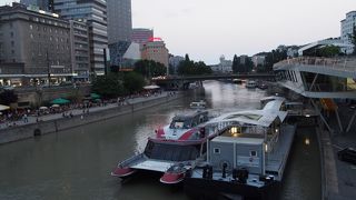 ウィーン中心部を流れる運河