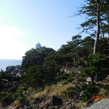 門脇灯台が見えます