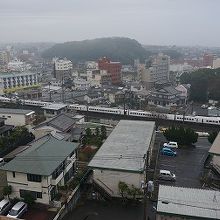 諫早市街地が良く見えます。