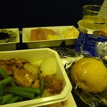 帰りの機内食