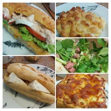 サンドとクロックムッシュとザマンド