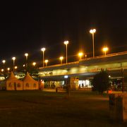 ドナウ島の駅