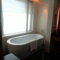 外の景色をみながらお風呂