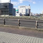 JR徳島駅と阿波おどり会館・眉山を結ぶ人通りが多い橋