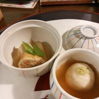 煮物、椀物。揚げ物（てんぷら）は写真忘れ