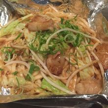 ホルモンうどん