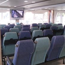 第二桜島丸の客室