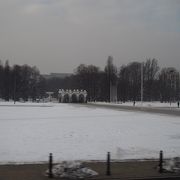 雪が積もり冬景色