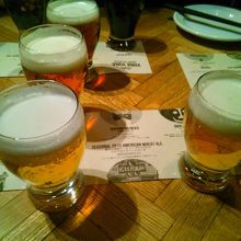 ビール飲み比べ