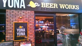 クラフトビール飲み比べができます。