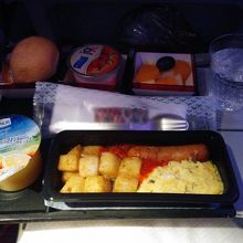 ドーハ→ブエノスアイレス　機内食