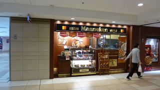 ベルギーワッフルが美味しい！