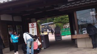 桜島を築島にした借景式の庭園