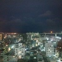 14階から泊港・海岸の夜景