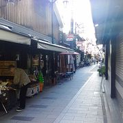 昔ながらの商店街