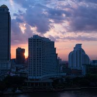 バルコニーから見る日の出