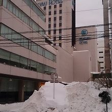 青森駅に到着する列車の窓からも見えますが