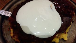 サラダのドレッシングが美味しい