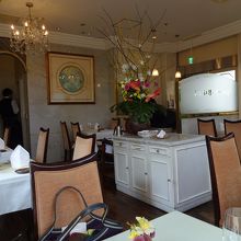 明るく気持ちの良い空間。