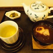 報国寺からすぐのお茶屋さん