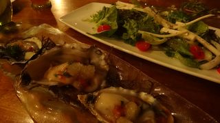 生牡蠣がある！