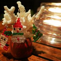 リゾート内のレストラン　スターダストガーデンのクリスマス飾り