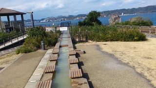 日本一長い足湯