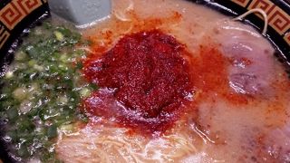 カスタム出来る豚骨ラーメン