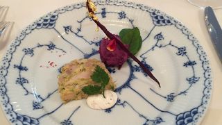 地元の食材を使ったフルコース