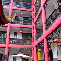 中庭から見た部屋