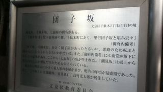 大観音通りの東側にある坂